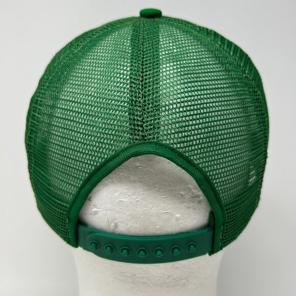 Vintage 80s Dynatron Electric Co Trucker Hat Baseball Cap GM USA Snapback Green - Picture 3 of 9